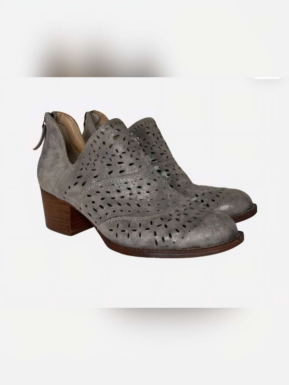 SOFFT | Wyoming Leather Bootie | Smoke Gray| US Womens 9 - Picture 6 of 8